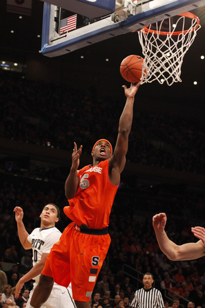 C.J. Fair and the Orange owned the glass in the first half before Pittsburgh fought back on the boards in the second half. The Panthers ultimately outrebounded SU 33-26 in the Orange's 62-59 Big East quarterfinal win.