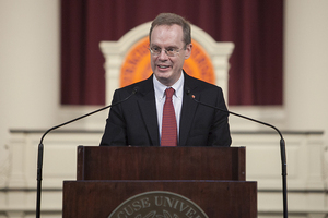 The Daily Orange Editorial Board argues Chancellor Kent Syverud should be commended for leading Syracuse University in becoming a top tier research institution.