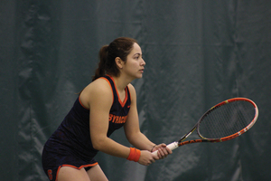 Valeria Salazar moved from Mexico to New Jersey when she was 14 years old to pursue her tennis career. After years of injuries, the junior nearly back to 100 percent healthy.