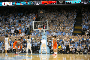 Syracuse will face North Carolina in the Final Four on Saturday at 8:49 p.m.