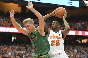 Tyus Battle had 21 points in the game for the Orange, bouncing back from two straight games where he shot poorly.