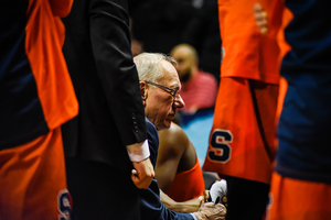 SU head coach Jim Boeheim is learning to keep timeouts brief.