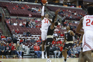 Ohio State center Kaleb Wesson shoots a running jumper. He's averaged 14.7 points for the Buckeyes this season.