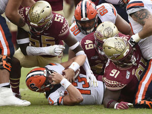 Syracuse allowed seven sacks to Florida State, which adds to the Orange's worst sack rate in the nation.