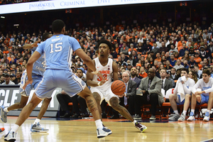 In the last matchup against UNC, Elijah Hughes scored 19 points.