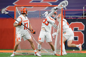 Goalie Drake Porter allowed 18 goals on 33 shots in Syracuse's loss to fifth-seeded Georgetown. 