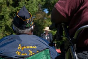 The ceremony closed with a rendition of  “Taps,” a bugle melody typically played at military funerals. Jameson’s headstone was one unmarked gravestone that is now named.