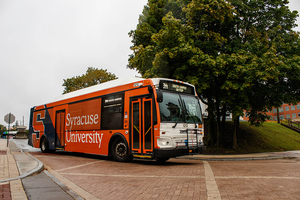 Syracuse University's Parking and Transportation Services will resume late-night shuttle service to the Nancy  Cantor Warehouse starting on Monday. 