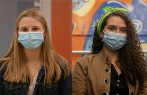 Students who are associated with the Bandana Project carry mental health resource cards and wear green bandanas on their backpacks to support their peers who may be struggling.