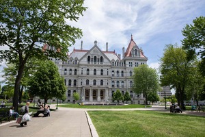 The event was the only debate scheduled for Republican candidates in the New York state gubernatorial primary election, which will take place June 28 following an early voting period.