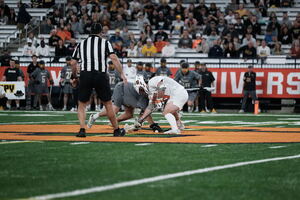 John Mullen and Mason Kohn combined to win 23-of-38 faceoffs against Towson to help spearhead a 20-goal effort as Syracuse defeated the Tigers 20-15. 