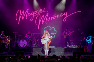 On Monday night, country singer Megan Moroney performed for fans at the Great New York State Fair's Suburban Park. Her set included songs from her first EP, freshman album and most recent album, 