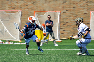 SU's Sergio Salcido puts a move on his defender. 