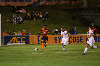 Mo Adams missed SU's previous game because of yellow card accumulation. 