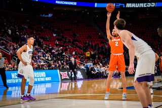 Matthew Moyer played seven minutes after Dolezaj fouled out. 