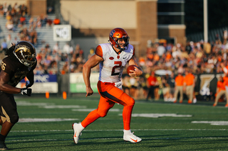 Dungey rushed 15 times on Friday while completing seven passes. 