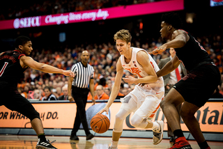 Boeheim also said the box score doesn’t tell the full story of sophomore forward Marek Dolezaj, who played a key role in assists and rebounds. He was also “key” on defense, Boeheim said, and he had nine rebounds in the ball game. 