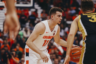 Syracuse trailed by as many as 19 in the second half, as its offense sputtered to a 9-for-25 field goal percentage in the second half.